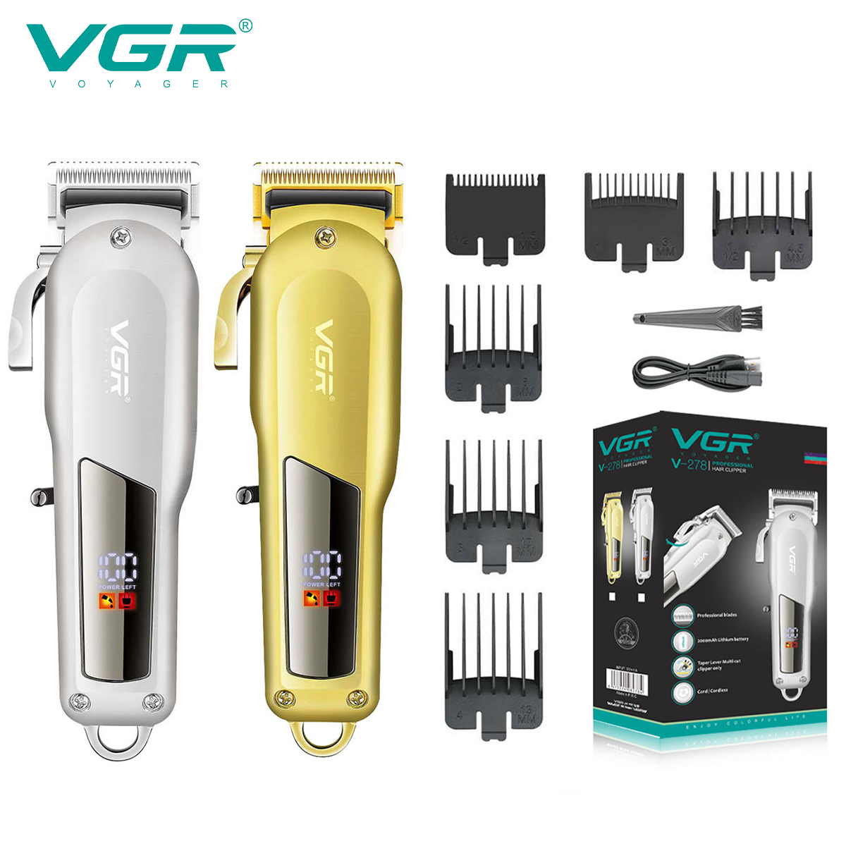 Gold 6248R - VGR Hair Clipper Hair Trimmer for