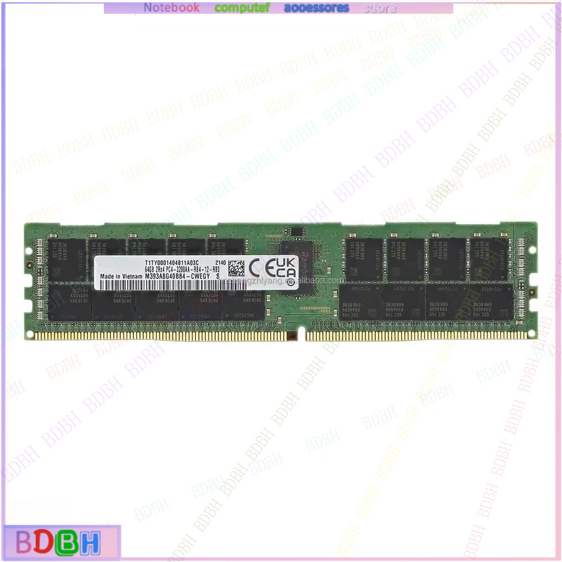 ZQ  M393A8G40AB2-CWE 64GB DDR4 - 64Gb Ddr4 Ecc Reg 3200Mhz ulasan dan harga