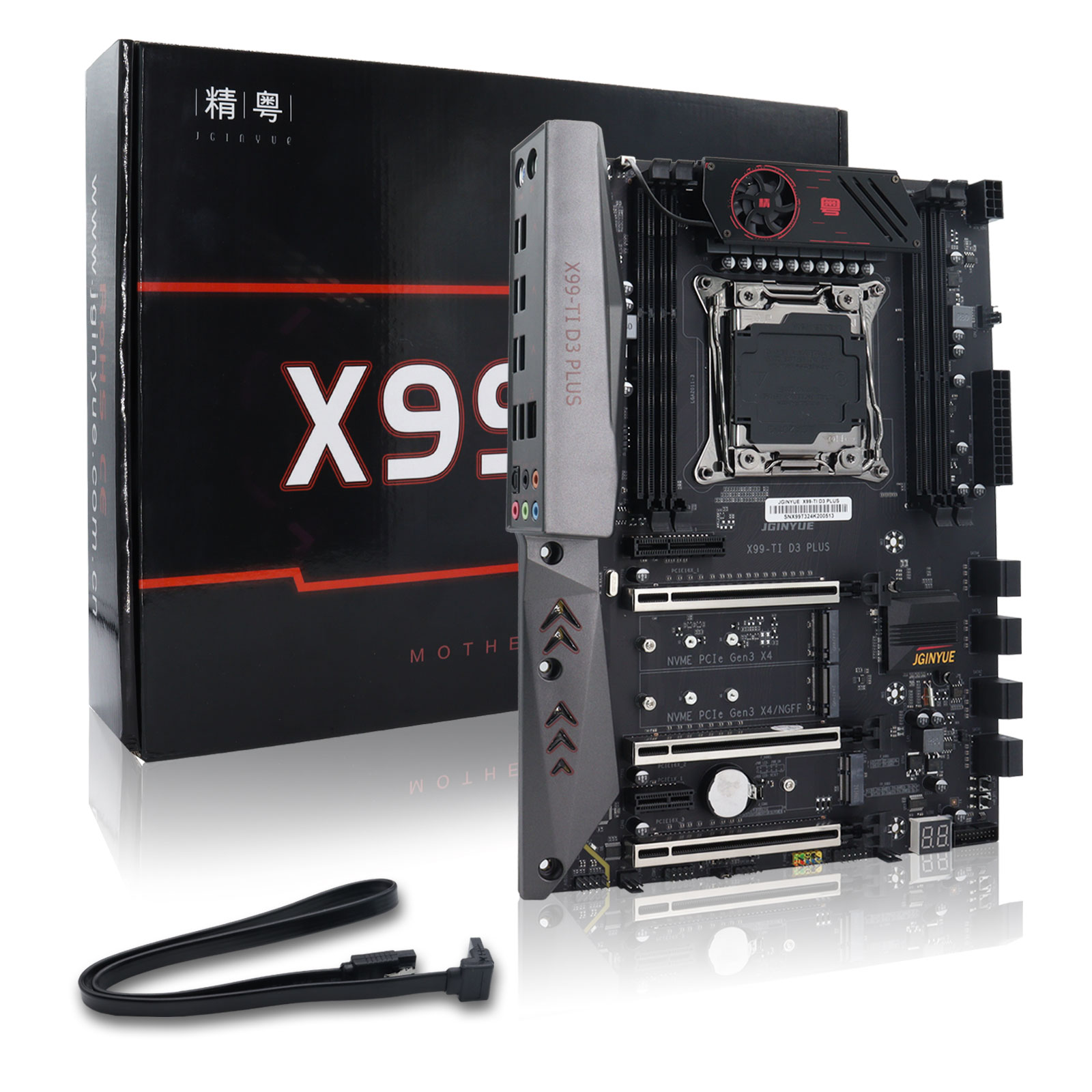 JGINYUE X99-TI D3 PLUS Motherb - E5 2696 V3 ulasan dan harga