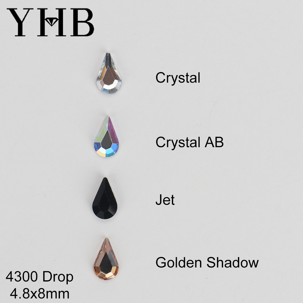 YHB Glitter Crystal Glass Stra - Platinum 8280 ulasan dan harga