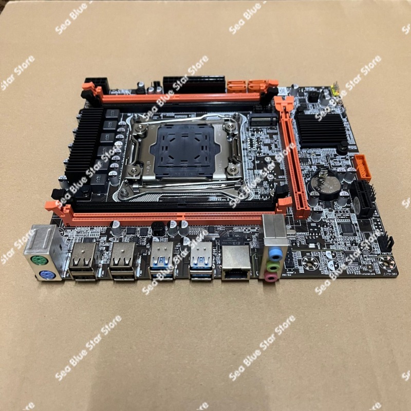 New X99D4M Desktop Computer Ma - E5 2696 V3 ulasan dan harga