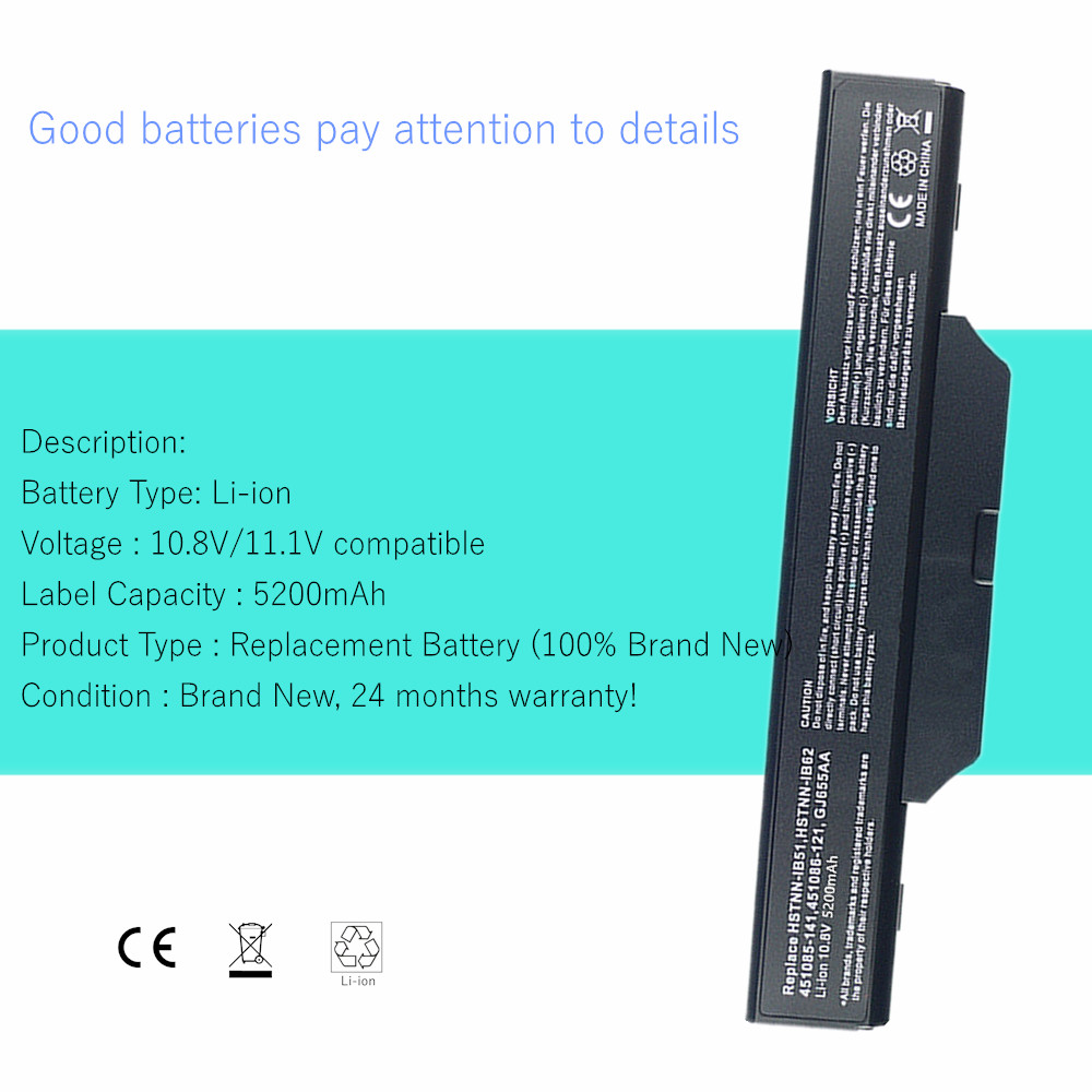 Laptop Battery For HP/Compaq 6 - Gold 6248R ulasan dan harga