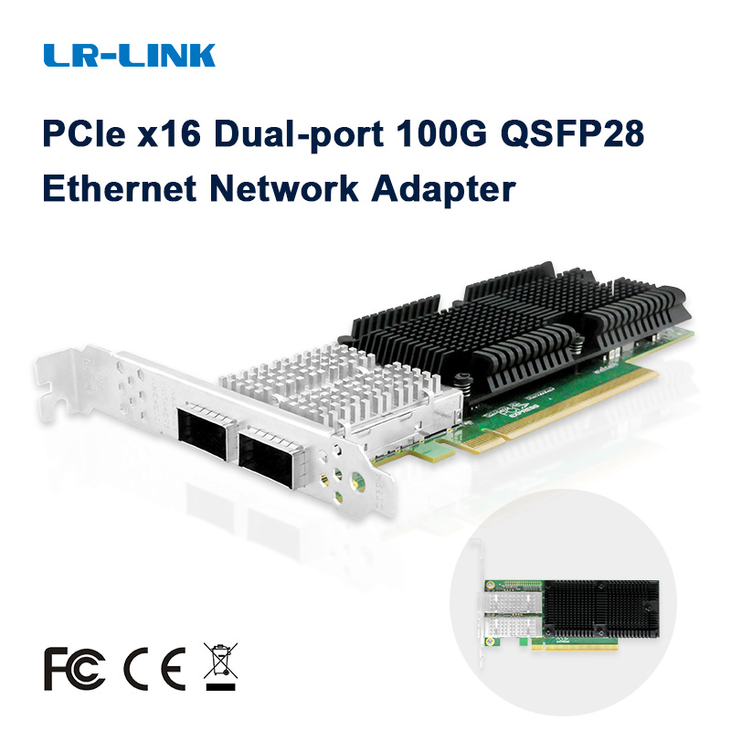 LR-LINK 1014PF 100G Network Ca - 100Gbe Qsfp28 Network Card ulasan dan harga